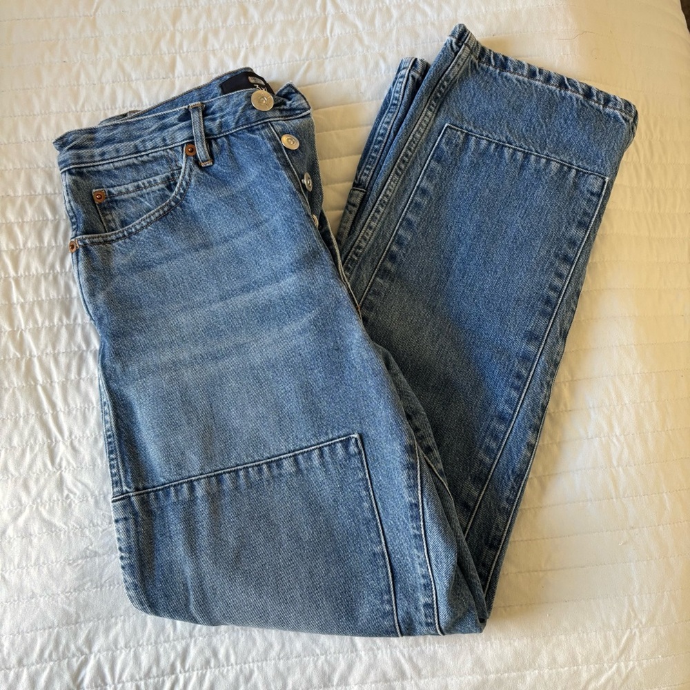 3x1 Claudia Straight Patches Jeans